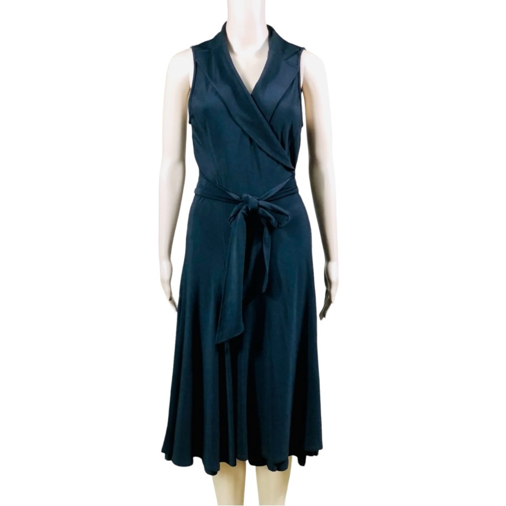 Ralph Lauren black wrap dress Sz 10